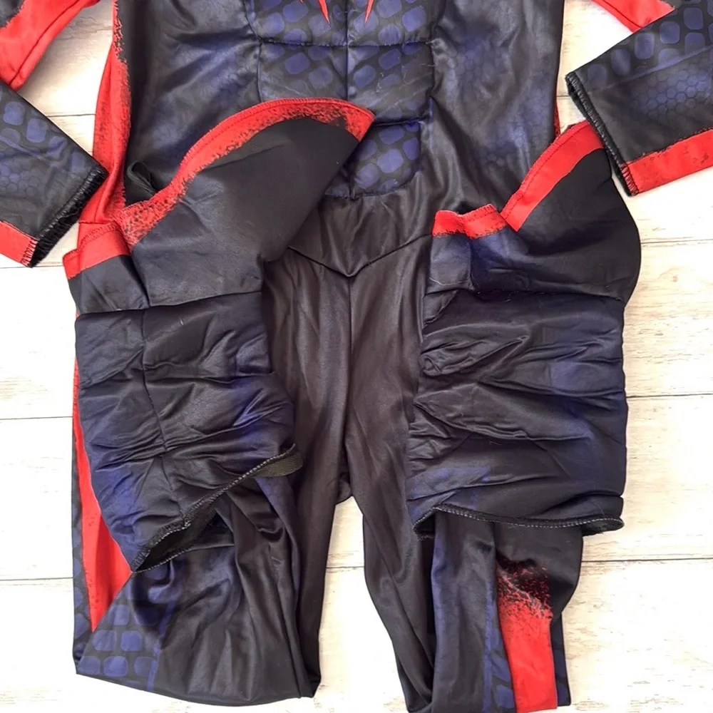 Spiderman Kid Costume Bodysuit Size 8 Medium Marvel Superhero Halloween Dress Up